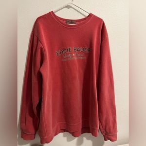 eddie bauer coral crewneck
